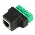 thumbnail image 3 of 2X RJ45 Female to Screw Terminal 8 Pin Connector Ethernet Cable Extender Adapter High Quality Network Screw Terminal,2 x adapter 2 x screwdriver, 3 of 5