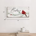 thumbnail image 4 of LifeSong Milestones Believe Cardinal Sign Wood Christmas Decorations Wall Decor, 4 of 6