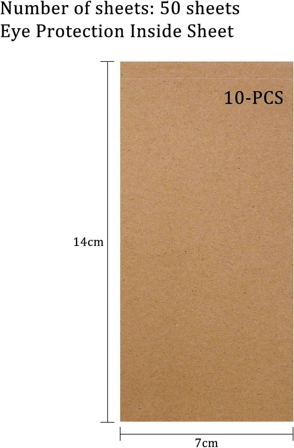 SONGAUN 10 Pieces Flip Book Blank 14 x 7 cm Mini Kraft Sketchbook Small Pocket Drawing Paper 100 Pages Small Note Books Sewn Binding for Cartoon Memos Animation Sketching Travel Reporter