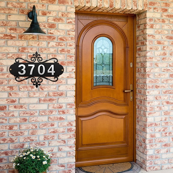House Numbers for Outside,House Address Plaques,Number Mailbox Number Sign for House Home Hotel Office Garden Decorative Wall Plaque
