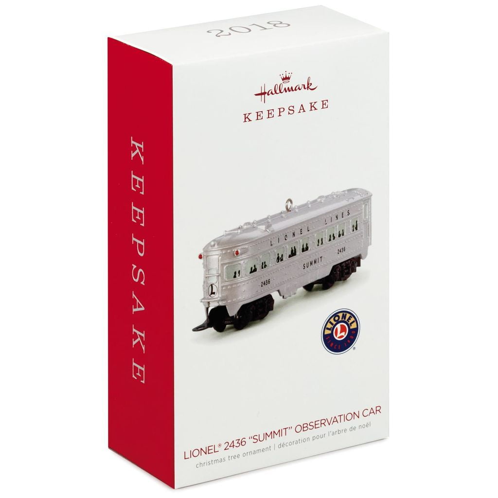 Hallmark Keepsake 2018 LIONEL® 2436 “Summit” Observation Car Metal
