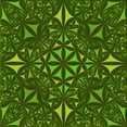 thumbnail image 1 of Ahgly Company Indoor Square Patterned Dark Forest Green Area Rugs, 6' Square, 1 of 6