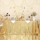 thumbnail image 4 of Mantel redondo con lentejuelas | Tela brillante con purpurina para bodas, cumpleaños, fiestas y decoración navideña | Mantel de poliéster de 99 x 99 cm con diseño de malla de lentejuelas, 4 of 5