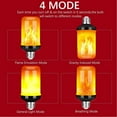 thumbnail image 4 of Bombilla de llama E27, bombilla LED de 5 W con efecto de llama y 4 modos de luz, bombillas decorativas para interiores y exteriores para Navidad, jardín, boda, hogar (2 unidades) esquí esquí Gafas de esquí, 4 of 5