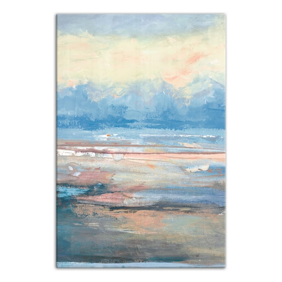 Creative Products Astract Blue Mountain Landscape 32x48 Canvas Wall Art