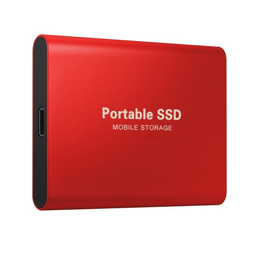 komplet grit Adept Mobile Storage Drive Portable SSD 4TB USB 3.1 External Hard Drive for  Windows/Mac OS/ PS4/PS4 pro/Xbox one - Red - Walmart.com
