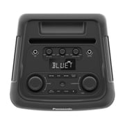 Panasonic BMAX5 Portable Wireless Bluetooth Party Speaker with Karaoke Mic & Guitar Inputs, Multicolor Light Show and Chain Connection (Black)