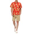 thumbnail image 2 of Lars Amadeus Men's Summer Short Sleeves Button Down Hawaiian Tropical Fruit Printed Shirts, 2 of 6