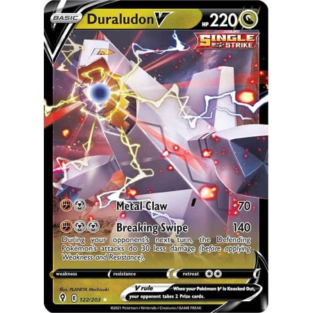 Pokemon Evolving Skies Duraludon V #122