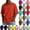 04# Vermilion, variant on Tall Collared polo shirts Short Sleeve Shirt for Men , Casual Fit Top for Work, Tennis & Golf Light pink M
