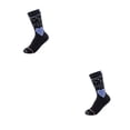 thumbnail image 2 of Soidarity 1 par de calcetines de ciclismo para mujer, transpirables, para exteriores, reflectantes, de seguridad, para montar, carreras, Negro 2piezas, 2 of 6