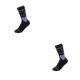 thumbnail image 2 of Eigraketly 1 par de calcetines antideslizantes para ciclismo para mujer, calcetines reflectantes para exteriores, calcetines de moda para carreras, Negro 2piezas Eigraketly CBP490702, 2 of 5