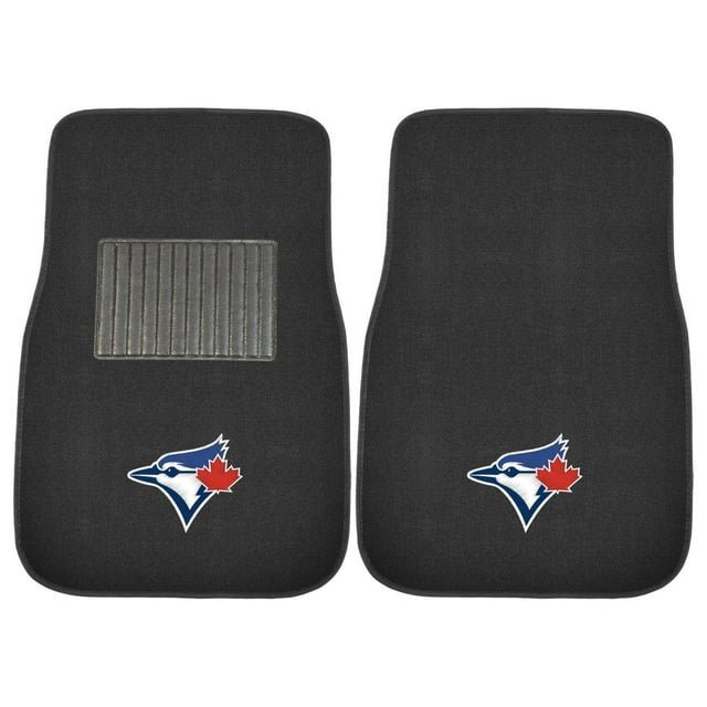 FanMats MLB Toronto Blue Jays 2PC Ensemble de tapis de voiture brodé
