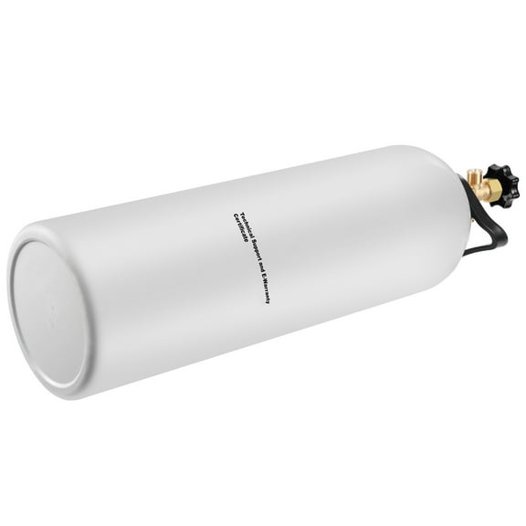 KFFKFF CO2 Container, 20 lbs Fresh Aluminum Alloy Storage, CO2 Gas Cylinder with Spray Finish, CGA320 Valve, Grip & Modifiable Pressure, DOT & TC Certified Storage for Draft Beer Serving