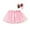 Pink, variant on NOLDARES Girls Sequin Skirts Toddler Skirt Tulle Dance Skirts Girls Birthday Fashion Clothes(Blue,2-4 Years)