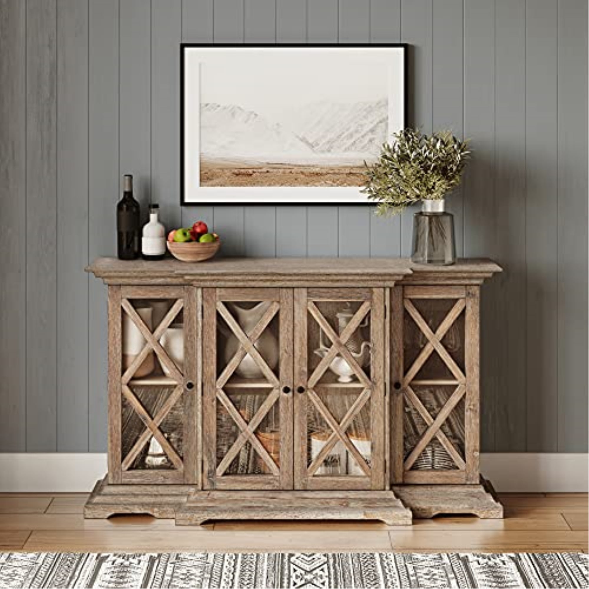 Modern 2024 breakfront cabinet