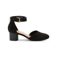 thumbnail image 2 of Style & Co. Womens Alinaa  Microsuede Round Toe Ankle Strap, 2 of 3