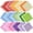 Red/Pink/Yellow/Green/Blue/Purple, variant on 42Pcs 10"x10" Quilting Cotton Fabric Squares Sheets Pre-Cut Multi-Color Design Printed Floral Craft Fabric for DIY Sewing Scrapbooking Quilting Craft Patchwork (Red/Pink/Yellow/Green/Blue/Purple)