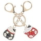 thumbnail image 3 of KAKOWELY 2 llaveros de gato de la suerte japonés, llavero de gato de la suerte, colgantes decorativos para bolsas., 3 of 5