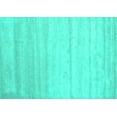 thumbnail image 1 of Ahgly Company Machine Washable Indoor Rectangle Solid Turquoise Blue Modern Area Rugs, 5' x 7', 1 of 4