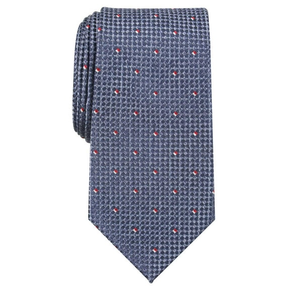 Perry Ellis Men’s Arran Neat Silk Ties, Navy