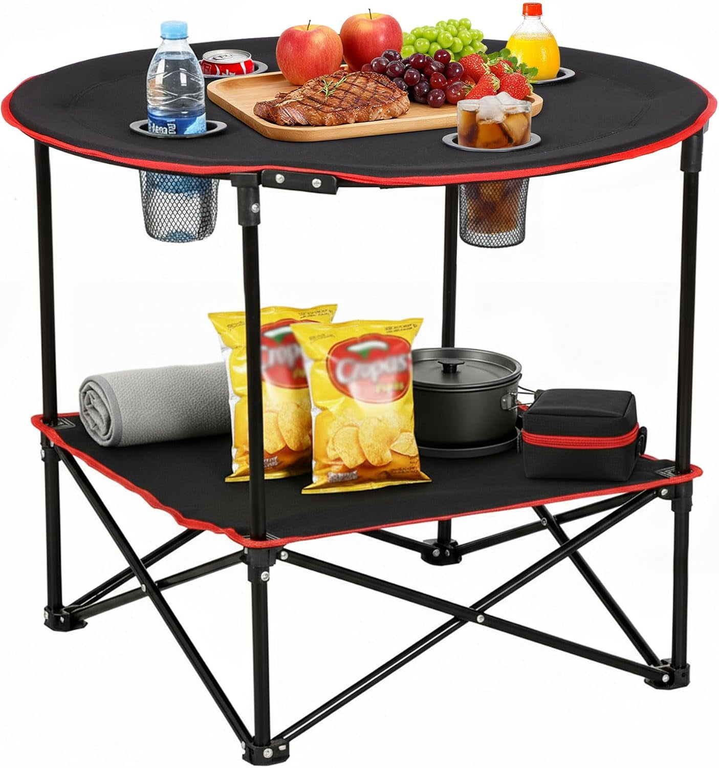 Coleman Pack-Away Portable Camping 4 Person Mosaic Picnic Table