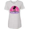 thumbnail image 3 of Inktastic San Diego California Beach Souvenir Women's T-Shirt, 3 of 5
