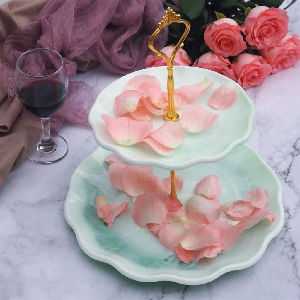 Osdhezcn Round Shape Fruit Platter Epoxy Resin Casting Molds for Making Home Decor Gift