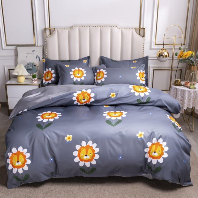 Set Seprai Noda Set Seprai Linen Klasik Set Seprai Samping AB Set Sarung Bantal Set Tempat Tidur