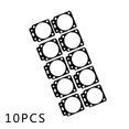 thumbnail image 3 of 10pcs Carburetor Metering Diaphragm Gasket Replacement for Walbro 92-251-8 Carb, 3 of 4