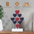 thumbnail image 6 of Decozen Wooden HEART Sculpture – Gifts for Mom or Dad on Mother’s Day, Father’s Day, or Birthday – Acacia Wood Sculpture for Home, Office, Living Room, or Mantle Décor, 6 of 7
