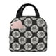 thumbnail image 1 of Easygdp White Sunflowers Bolsa Térmica Premium - Tela Oxford Impermeable, Gran Capacidad, Bolsillo Frontal, Unisex para Trabajo, Escuela, Actividades al Aire Libre y Picnics, 1 of 8
