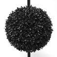 thumbnail image 2 of My Texas House Halloween Artificial 3-Ball Topiary, Black, 4', 2 of 5
