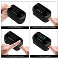thumbnail image 6 of Metene Pulse Oximeter Fingertip with Batteries & Lanyard, OLED Blood Oxygen Saturation Monitor, 20E, 6 of 8