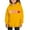 Yellow2, variant on KyCheLot Cute Hoodies for Girls Long Sleeve Casual Pullover Tops Sweatshirts with Pocket 3-14 Years