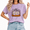 1-purple, variant on Cozymy Hangin' With My Boos Playful Halloween Ghost Scene Women's Graphic Tee Washed Crew Neck Short Sleeve pink, S
