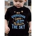 thumbnail image 1 of Casual Comfy Boys' Summer Tops - GRANDMA LOVES... Print Short Sleeve Crew Neck T-shirt - Trendy Casual Tee Tops Gift, 1 of 6