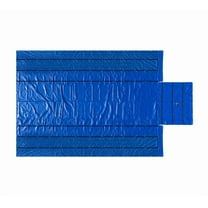 Airbag/Parachute Fabric Blue Ultra Light Lumber Tarp 20' x 27' (6' Drop) - 14 Oz Vinyl Lumber Tarps for Flatbed Truck & Trailer