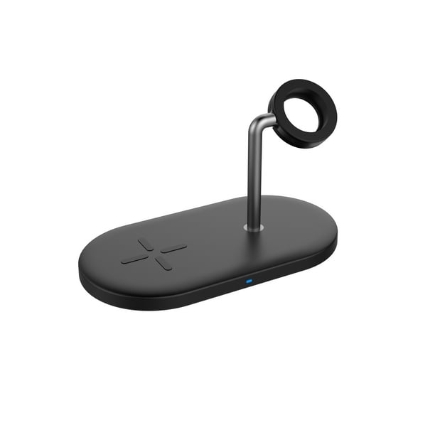 onn. 2in1 Wireless Charging Stand and Pad For Apple Watch and Other