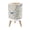 Color 3, variant on Small Trash Can with Lid Colorful Floral Cake Floral Accents Decorative Desserts 1.8 Gallon Dog Proof Trash Can Round Garbage Can Waste Bin Wastebasket for Bathroom Bedroom Living Room