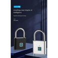 thumbnail image 3 of Keyless Smart Fingerprint Padlock USB Charging Fingerprint Lock Waterproof Door Lock 0.2sec Unlock Security Padlock B, 3 of 5