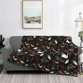 thumbnail image 2 of Naloa Animal Koi Fish Flannel Blankets - Thick and Warm Blanket for Winter, Soft Fuzzy Plush King Blanket for All Seasons50"x40", 2 of 6