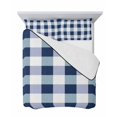 thumbnail image 7 of Quilts Twin Size Bedding Set, Navy Blue Plaid Lightweight Quilted Comforter, Spring Farmhouse Buffalo Checkered Soft Reversible Bedspread Coverlet with Pillow Covers for All Season, 68" x 86", 7 of 7