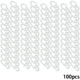 thumbnail image 6 of 100 Clip-On Hooks with 10mm Eyelet for Curtain Rings - Pleating Hooks, 6 of 6