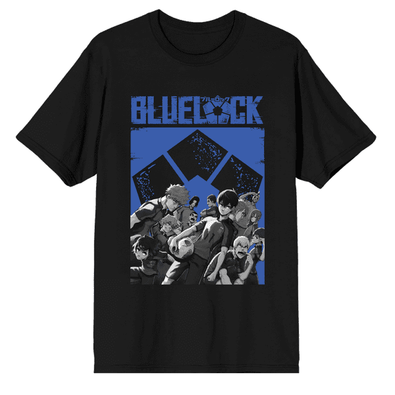 Blue Lock Manga Team Graphic Short Sleeve Tee for Fans-5XL