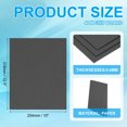 thumbnail image 2 of Uxcell 12.5x10x0.02" Chipboard Sheets, 40Pcs 15PT Thick Book Board Binders Board Sturdy Bookbinding Supplies, Black, 2 of 7