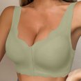 thumbnail image 4 of XUNKUSGA Bras for Women Fashion Wave Front Closure Womens Bras Comfy Full Coverage Push Up Bralettes for Women Seamless Wireless Women's Bras for Everyday Wear, 4 of 6