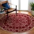 thumbnail image 2 of SAFAVIEH Easy Care Braiden Trellis Area Rug, Maroon/Gold, 8' x 10', 2 of 9