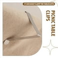 thumbnail image 6 of 4 Pcs Stainless Steel Tablecloth Clip,Non-Slip Adjustable Table Cover Clamps Clip Cloth Holders for Party Picnic, 6 of 9