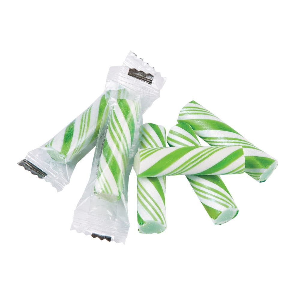 Green Mini Hard Candy Sticks